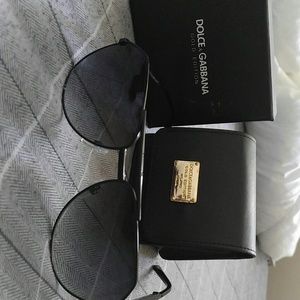 Dolce & Gabbana Gold Edition Folding Sunglasses